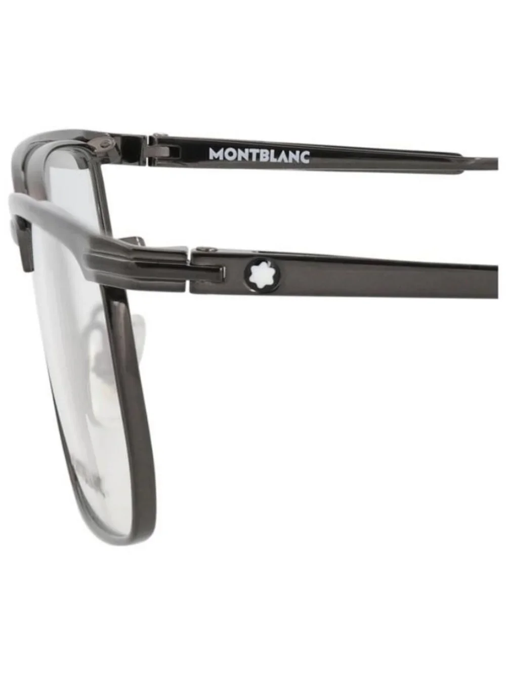 New Montblanc Mens Square/Rectangle Ruthenium Ruthenium Transparent Fashion Desi